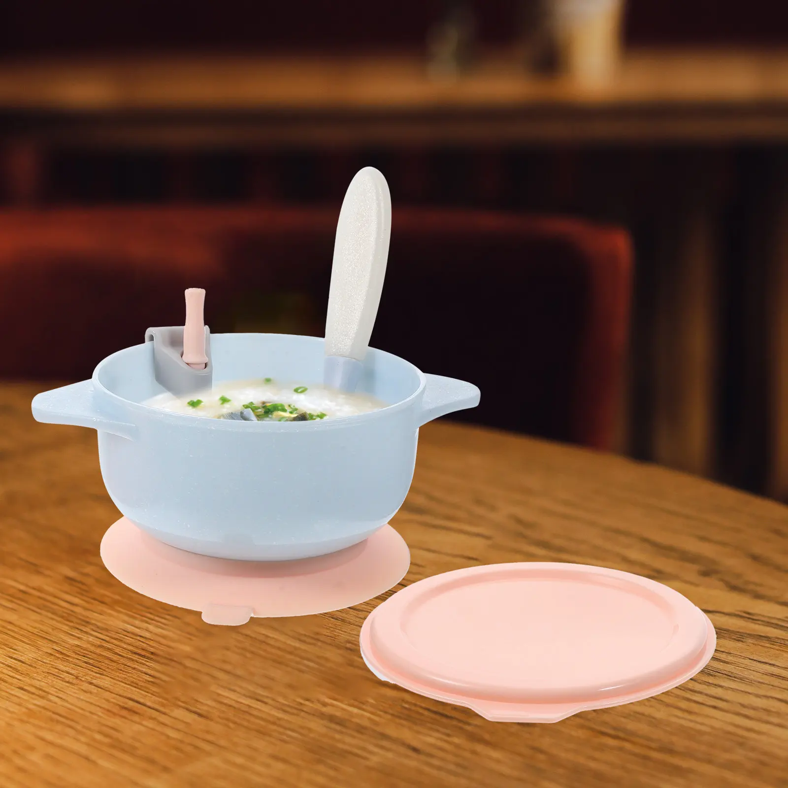 1Set Baby Food Bowl Set with Suction Cup Lid Spoon Straw Brush Anti-Scald Bright Feeding Toddler Bowl for Mealtime
1Set Baby Food Bowl Set with Suction Cup Lid Spoon Straw Brush Anti-Scald Bright Feeding Toddler Bowl for Mealtime