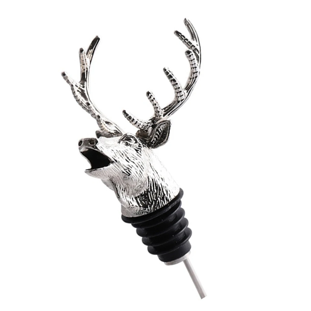 Zinc Alloy Pourer Deer Head Aerator Stopper for Bottle Home Bar Use Stainless Steel Spirits Accessories Kitchen Bar Tools
Zinc Alloy Pourer Deer Head Aerator Stopper for Bottle Home Bar Use Stainless Steel Spirits Accessories Kitchen Bar Tools
