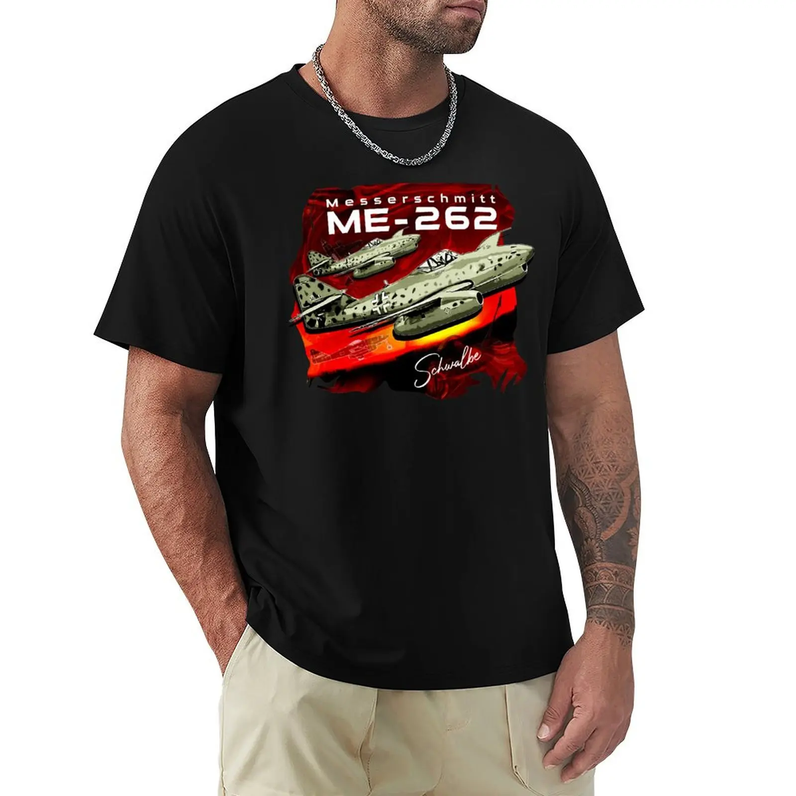 Misserschmitt ME-262 Luftwaffe German Fighter Aircraft T-Shirt Work Style Casual T-Shirt
Misserschmitt ME-262 Luftwaffe German Fighter Aircraft T-Shirt Work Style Casual T-Shirt