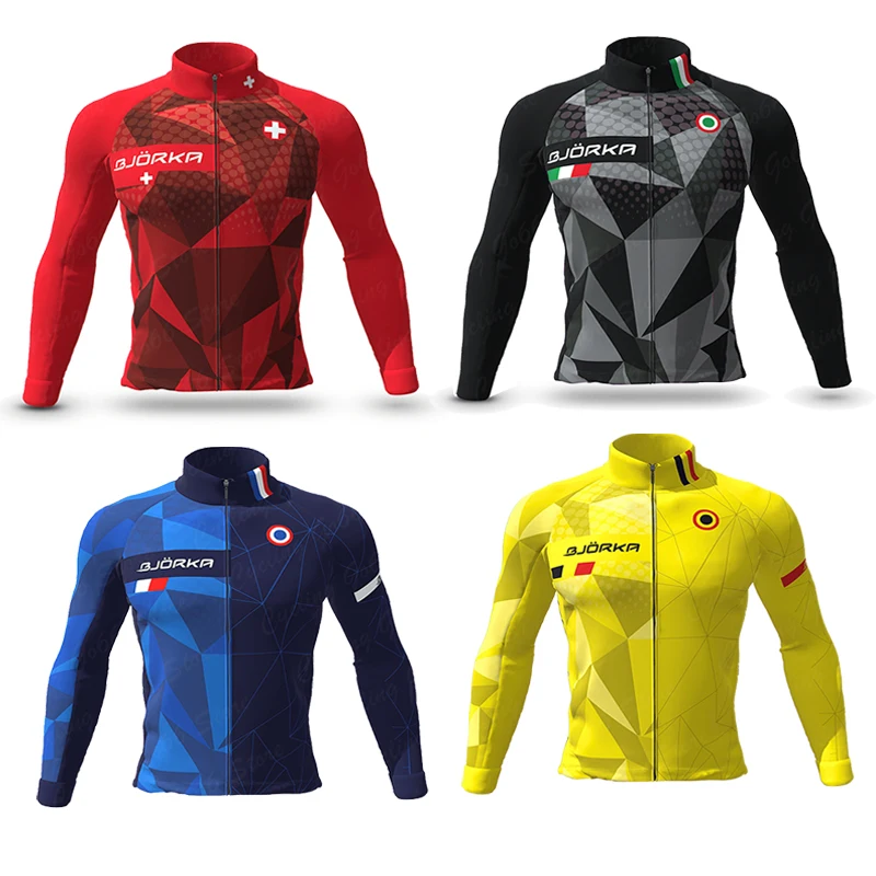 НОВЫЙ BJORKA, осенний комплект из трикотажа для велоспорта с длинными рукавами, быстросохнущие и дышащие брюки для велоспорта MTB, весенний комплект одежды для велоспорта 
НОВЫЙ BJORKA, осенний комплект из трикотажа для велоспорта с длинными рукавами, быстросохнущие и дышащие брюки для велоспорта MTB, весенний комплект одежды для велоспорта