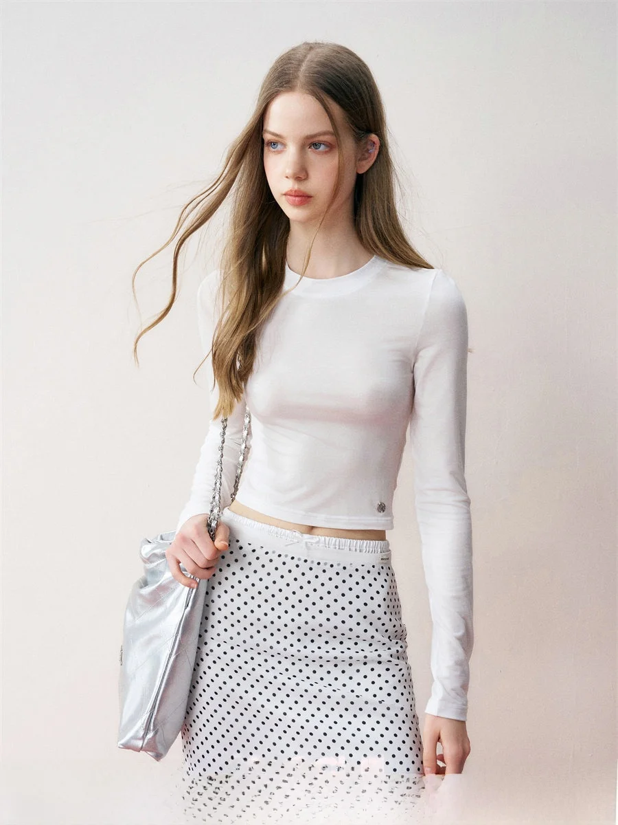 Kroche Silken Cloud Long Sleeve round Neck Slim Fit Base Layer T-Shirt Soft Skin-friendly Commute Style Color Spring Wear
Kroche Silken Cloud Long Sleeve round Neck Slim Fit Base Layer T-Shirt Soft Skin-friendly Commute Style Color Spring Wear