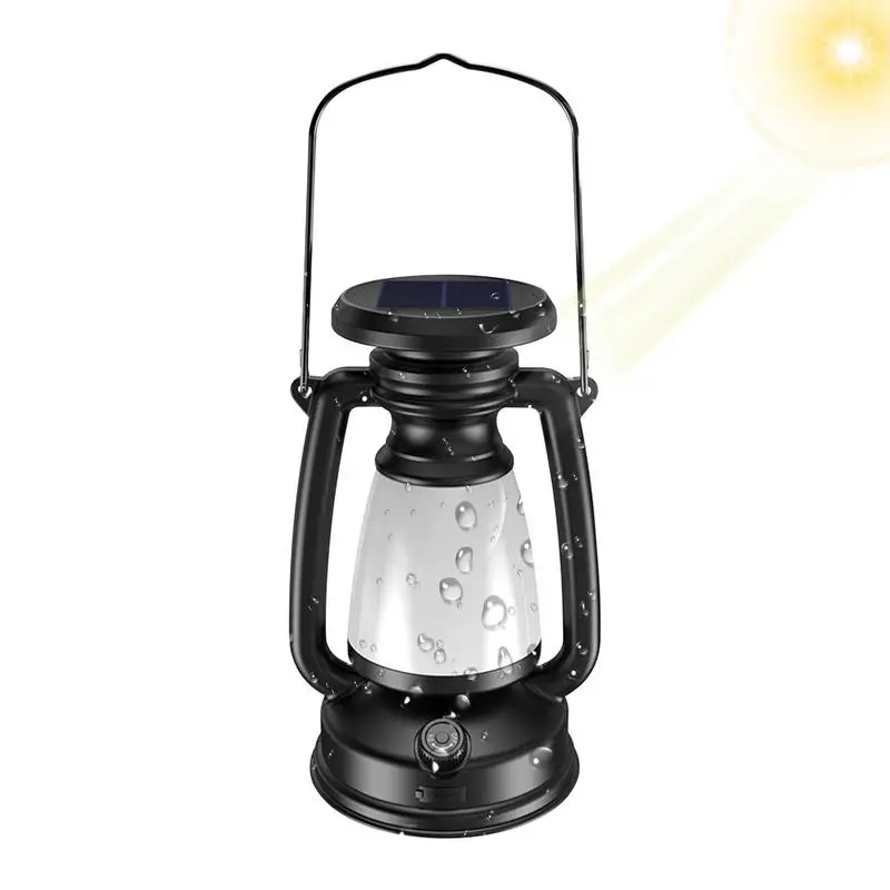 Solar Rechargeable Lantern Rechargeable Vintage Lanterns Adjustable Brightness Solar Powered Backup Flashlight for Indoor
Solar Rechargeable Lantern Rechargeable Vintage Lanterns Adjustable Brightness Solar Powered Backup Flashlight for Indoor