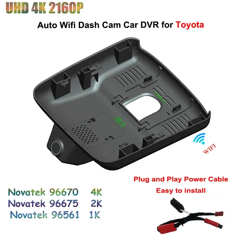 UHD 2160P 4K Car DVR Video Recorder 2K WIFI 24H Dash Cam For Toyota Crown 2023 2024 2025 High quality Dedicated Driving Recorder 
UHD 2160P 4K Car DVR Video Recorder 2K WIFI 24H Dash Cam For Toyota Crown 2023 2024 2025 High quality Dedicated Driving Recorder