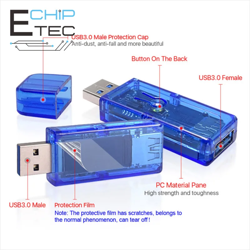 AT35 5 digits USB 3.0 Color LCD Voltmeter Ammeter Voltage Current Meter Multimeter Battery Charge Power Bank USB Tester
AT35 5 digits USB 3.0 Color LCD Voltmeter Ammeter Voltage Current Meter Multimeter Battery Charge Power Bank USB Tester