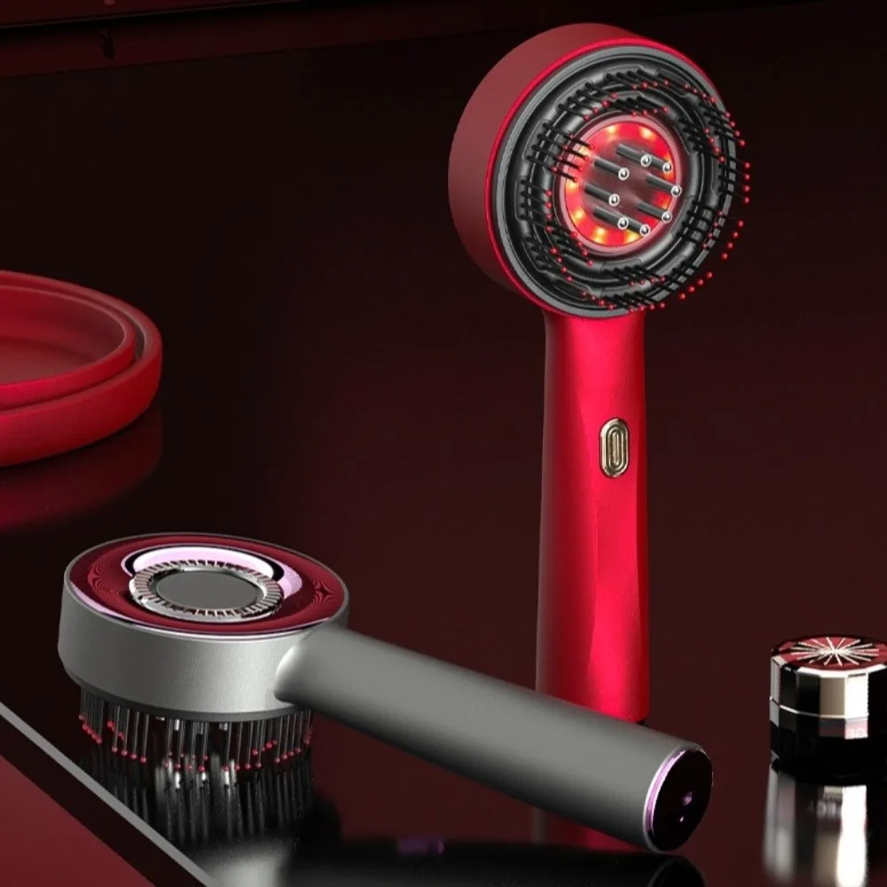 Therapy Hair Electric Vibration Massage Comb Oil Applicator Hair Growth Scalp Massaging Brush Hair Care Red Light
Therapy Hair Electric Vibration Massage Comb Oil Applicator Hair Growth Scalp Massaging Brush Hair Care Red Light