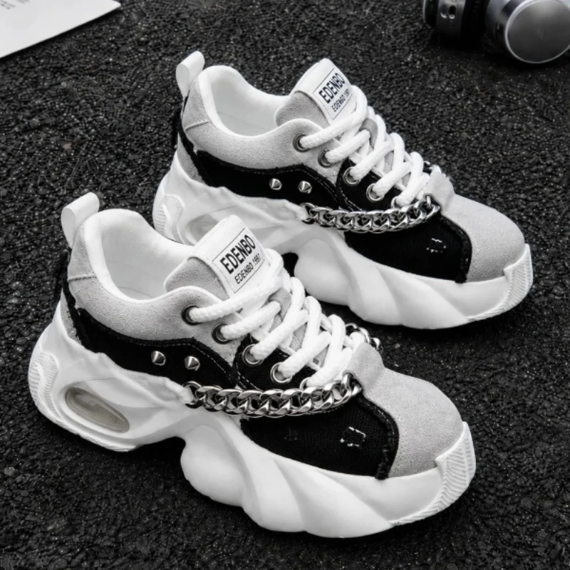 Platform Sneakers Thick Bottom Heavy Industry Dad Shoes 2026 New Autumn Best-Selling Sport Height Increasing Men Shoes
Platform Sneakers Thick Bottom Heavy Industry Dad Shoes 2026 New Autumn Best-Selling Sport Height Increasing Men Shoes