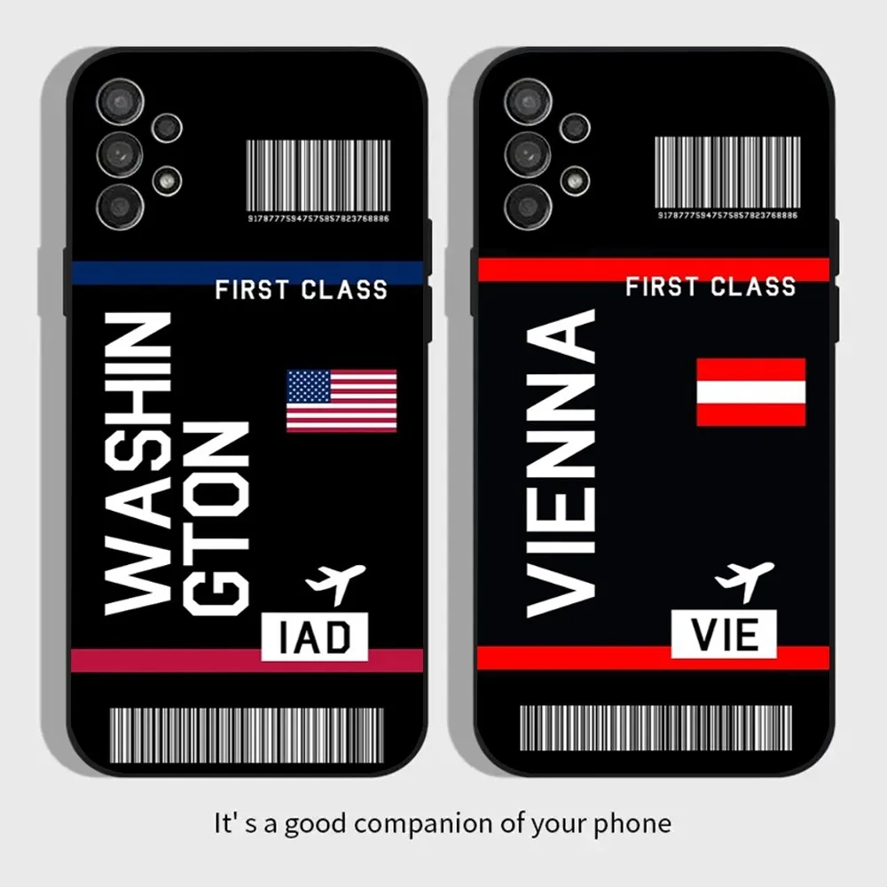 COOL Boarding Pass Plane Ticket Phone Case For Samsung Galaxy A13,A21s,A22,A31,A32,A52,A53,A71,A80,A91 Soft Black Cover
COOL Boarding Pass Plane Ticket Phone Case For Samsung Galaxy A13,A21s,A22,A31,A32,A52,A53,A71,A80,A91 Soft Black Cover