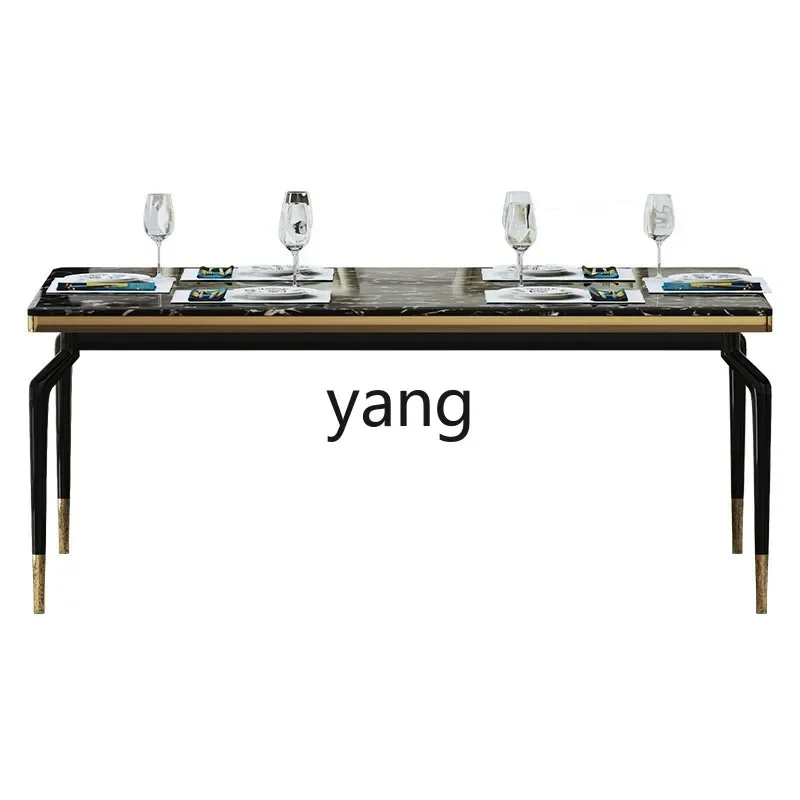 LH marble dining table light luxury simple eating table rectangular household dining table and chair combination
LH marble dining table light luxury simple eating table rectangular household dining table and chair combination