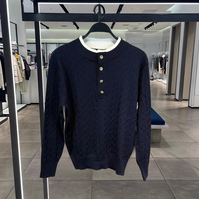 Мужской повседневный вязаный свитер с круглым вырезом, длинными рукавами, из смесового хлопка, мягкий, удобный, модный, осенне-зимний топ
Мужской повседневный вязаный свитер с круглым вырезом, длинными рукавами, из смесового хлопка, мягкий, удобный, модный, осенне-зимний топ