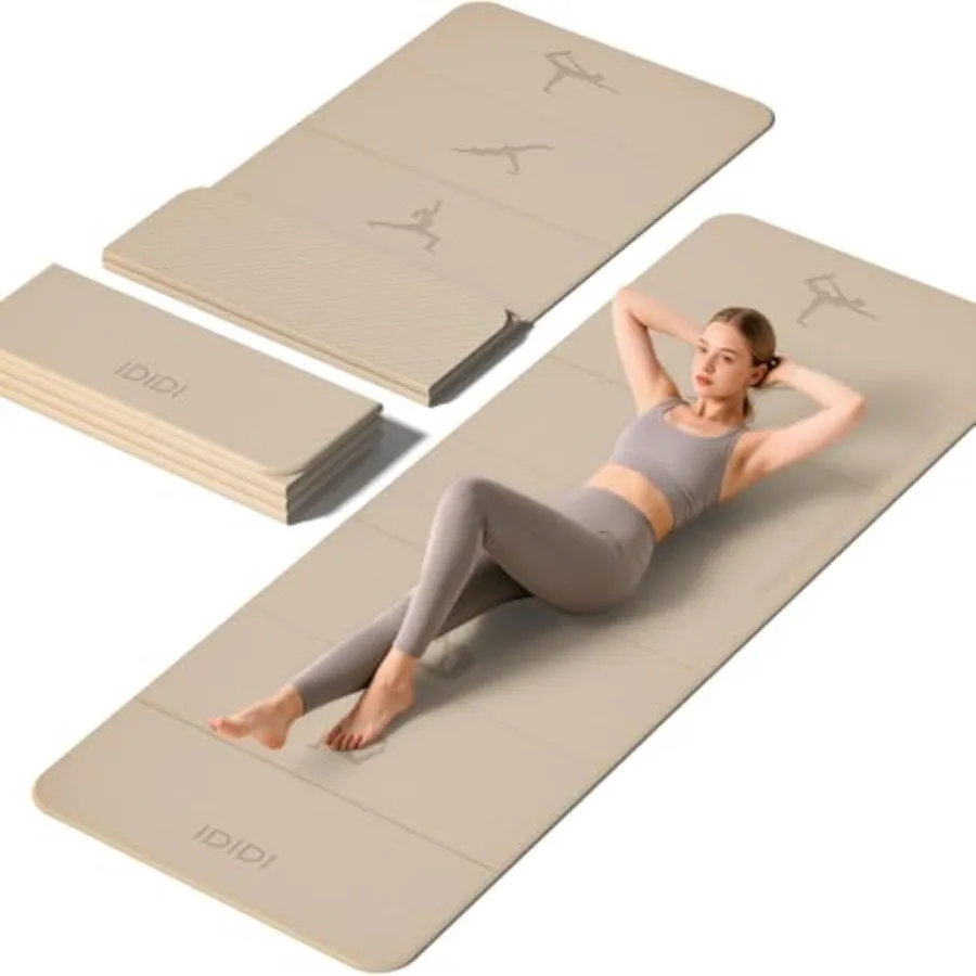 Extra Thick 10mm Foldable Yoga Mat, SGS Certified POE Non-Slip Mat, Multi-Purpose Exercise and Fitness Mats for Studio or Home
Extra Thick 10mm Foldable Yoga Mat, SGS Certified POE Non-Slip Mat, Multi-Purpose Exercise and Fitness Mats for Studio or Home