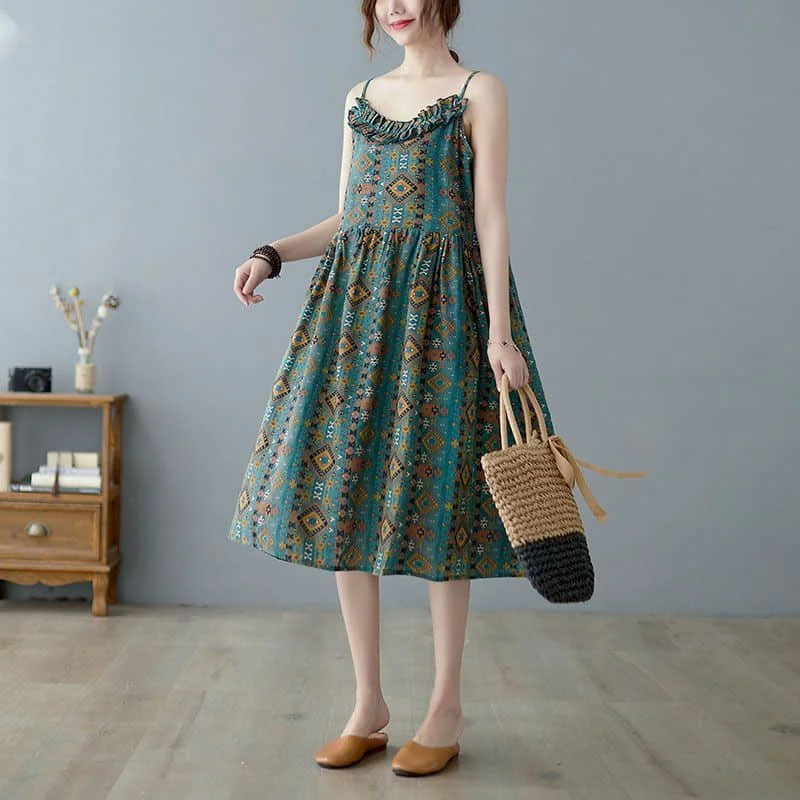 Women Dresses Cotton Linen Oversized A-line Printing Sleeveless Summer New Casual Loose Korean Fashion Dress for Women Clothing
Women Dresses Cotton Linen Oversized A-line Printing Sleeveless Summer New Casual Loose Korean Fashion Dress for Women Clothing