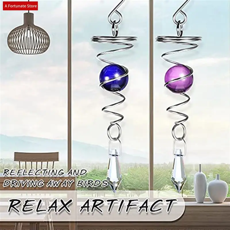 3X Ball Spiral Tail Decorative Wind Spinner Stabilizer Wind Chimes Hanging Wind Ball Spinner For Garden Decorations-A78G
3X Ball Spiral Tail Decorative Wind Spinner Stabilizer Wind Chimes Hanging Wind Ball Spinner For Garden Decorations-A78G