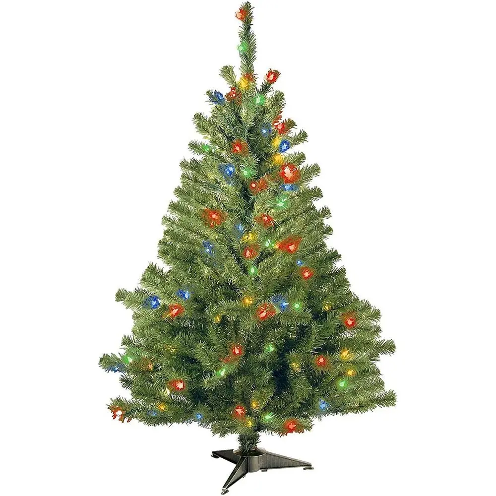 Medium Green Spruce Artificial Christmas Tree with Multicolor Lights and Stand, 4 Feet Tall
Medium Green Spruce Artificial Christmas Tree with Multicolor Lights and Stand, 4 Feet Tall