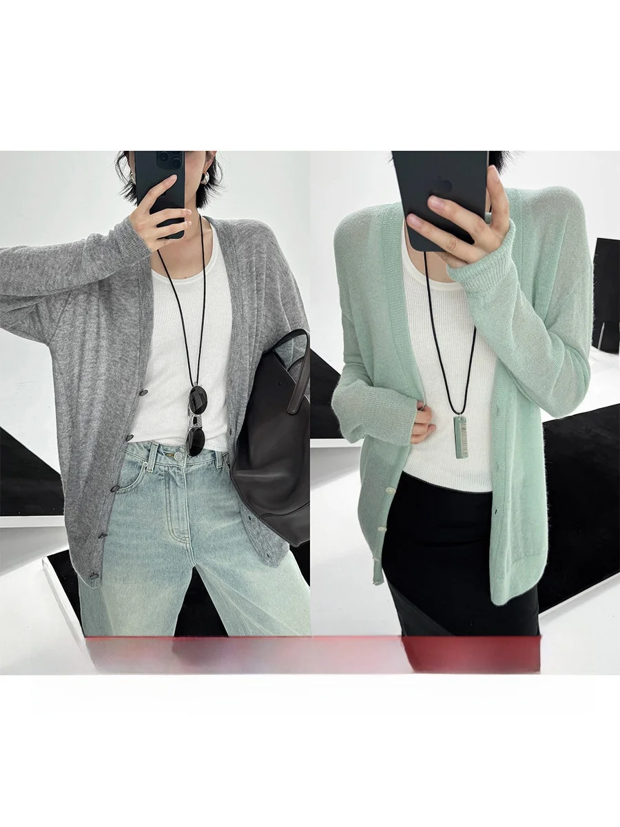 Amyy Studios Royal Llama Wool Blend Lightweight Lazy Open Cardigan Autumn Season Loose Sle Women's Knitted Sweater
Amyy Studios Royal Llama Wool Blend Lightweight Lazy Open Cardigan Autumn Season Loose Sle Women's Knitted Sweater