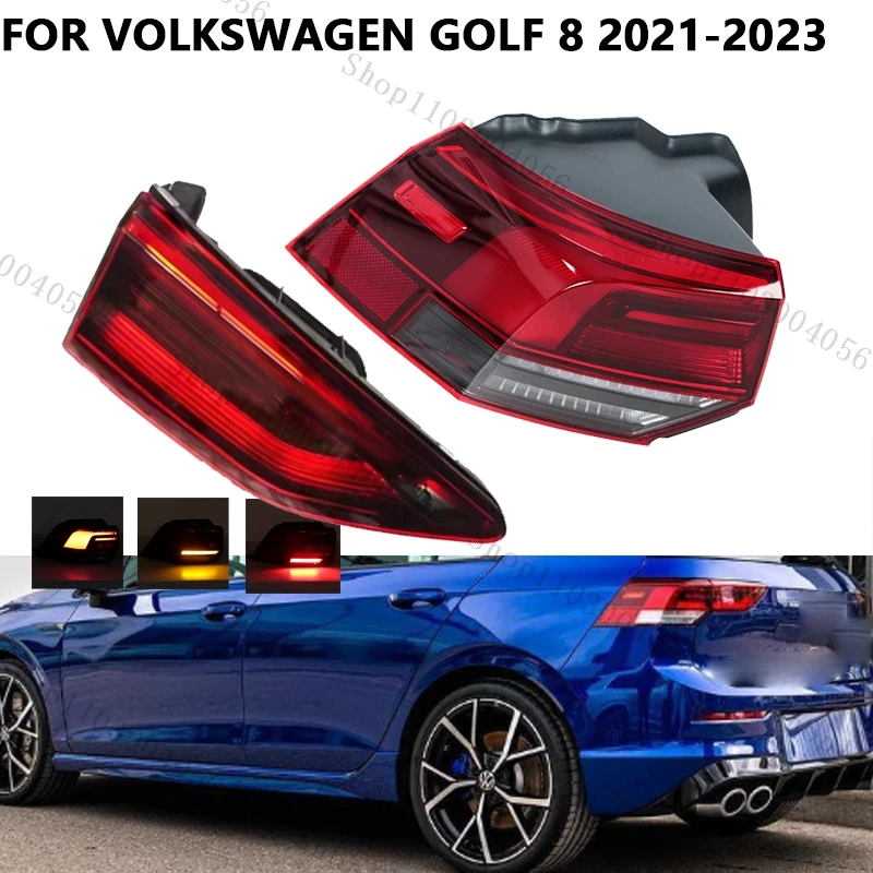 Rear Tail Light For Volkswagen Golf 8 2021-2023 Rear Driving Brake Lamp Reverse Parking Lamp Turn Signal Light Taillight
Rear Tail Light For Volkswagen Golf 8 2021-2023 Rear Driving Brake Lamp Reverse Parking Lamp Turn Signal Light Taillight