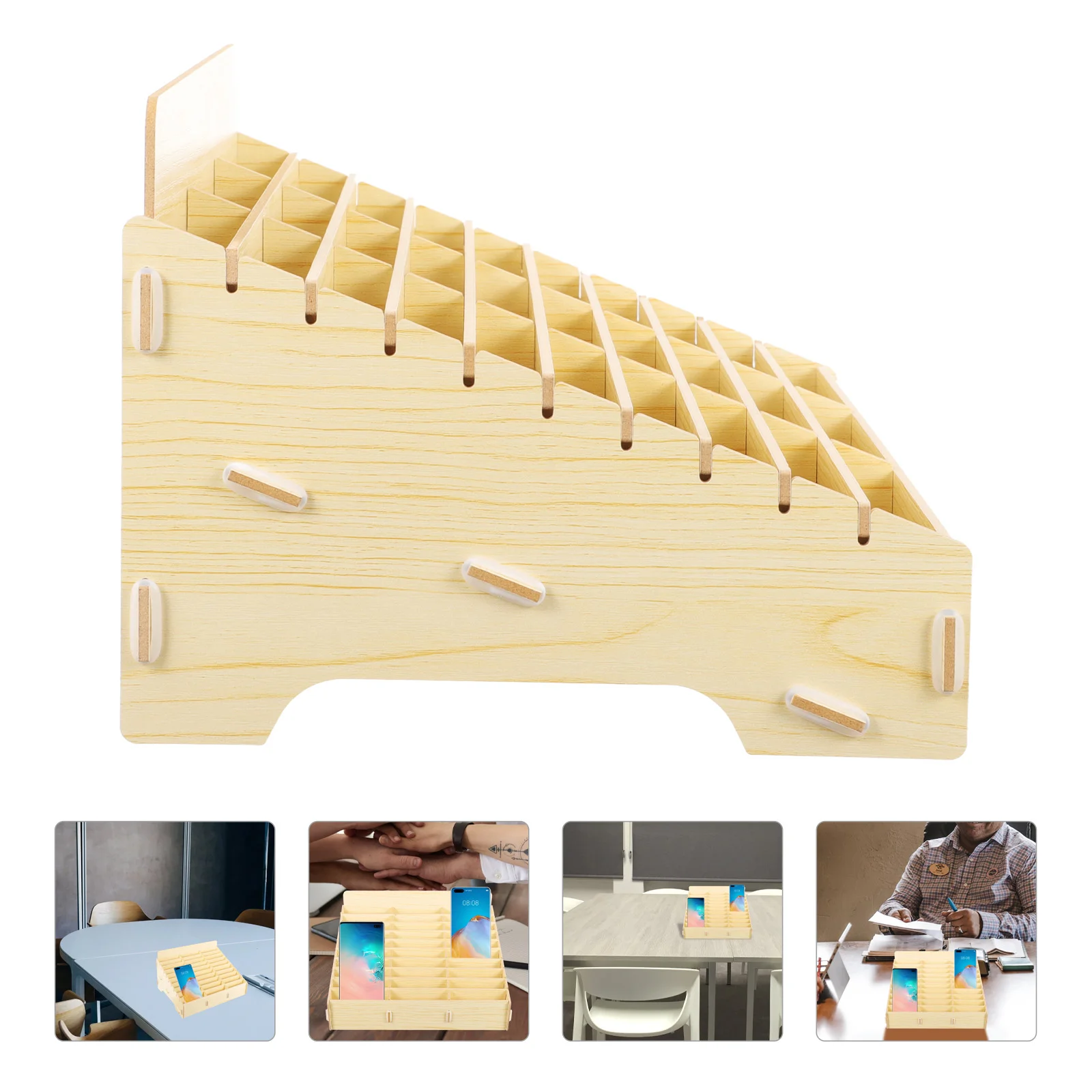 Shelf Mobile Phone Management Box Office Laptop Tray Desktop Wooden Storage Organizer
Shelf Mobile Phone Management Box Office Laptop Tray Desktop Wooden Storage Organizer