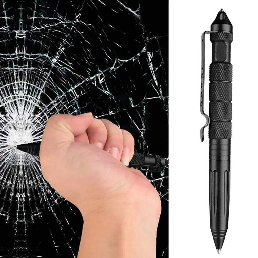 New Tactical Pen High Quality tungsten steel Anti skid Portable Self Defense Pen Glass Breaker Survival Kit Dropshiping
New Tactical Pen High Quality tungsten steel Anti skid Portable Self Defense Pen Glass Breaker Survival Kit Dropshiping