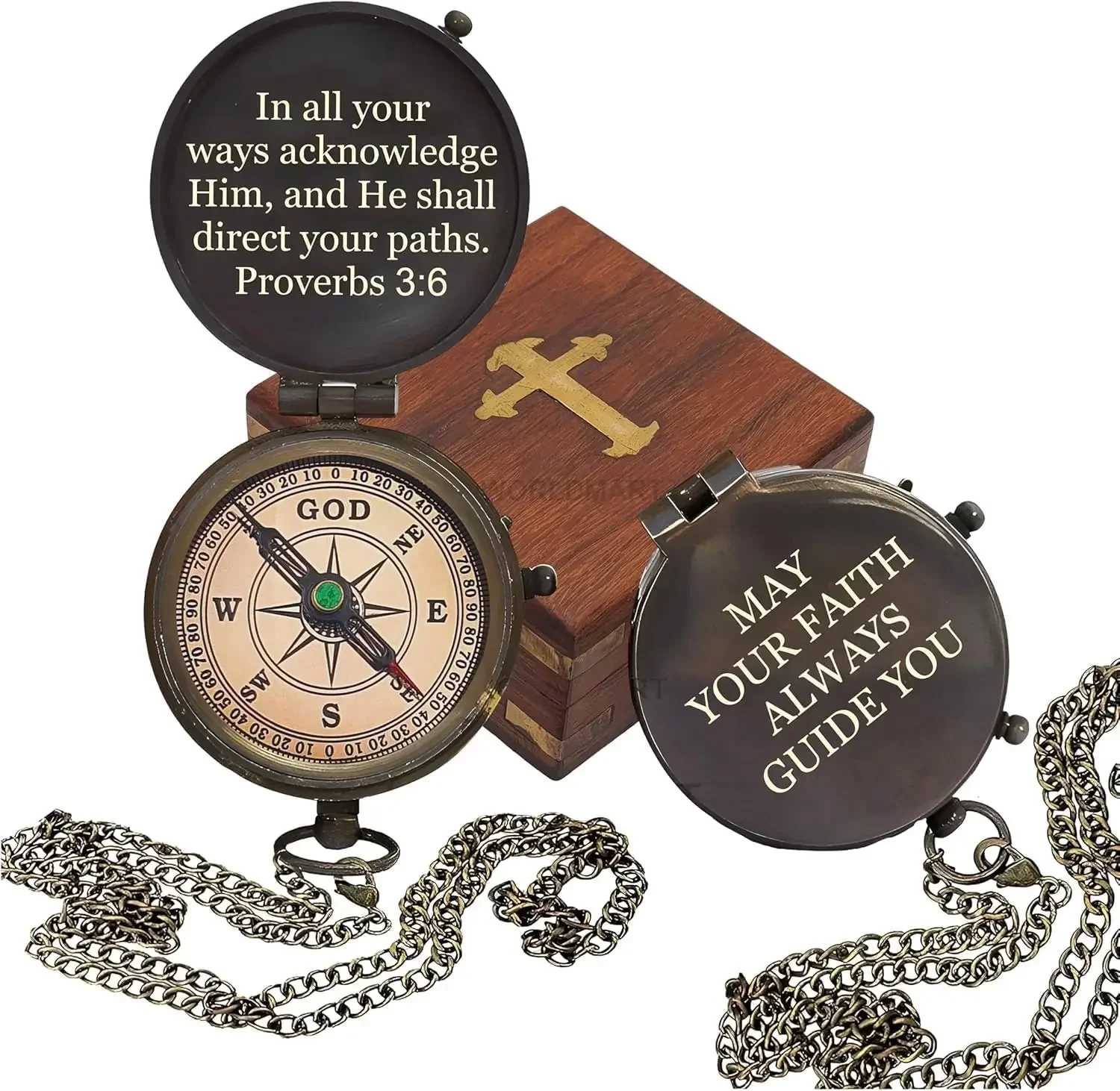 Engraved Working Compass for Baptism Gifts - Christian, Catholic, First Communion, Confirmation for Boys and Men
Engraved Working Compass for Baptism Gifts - Christian, Catholic, First Communion, Confirmation for Boys and Men