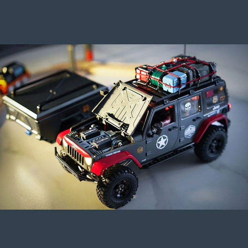 CAPO CUB2 JK Rc Crawler Car 1 18 Full Metal Electric Remote Control Off Road Vehicle Differential Lock Dual Speed Kit For Adult
CAPO CUB2 JK Rc Crawler Car 1 18 Full Metal Electric Remote Control Off Road Vehicle Differential Lock Dual Speed Kit For Adult