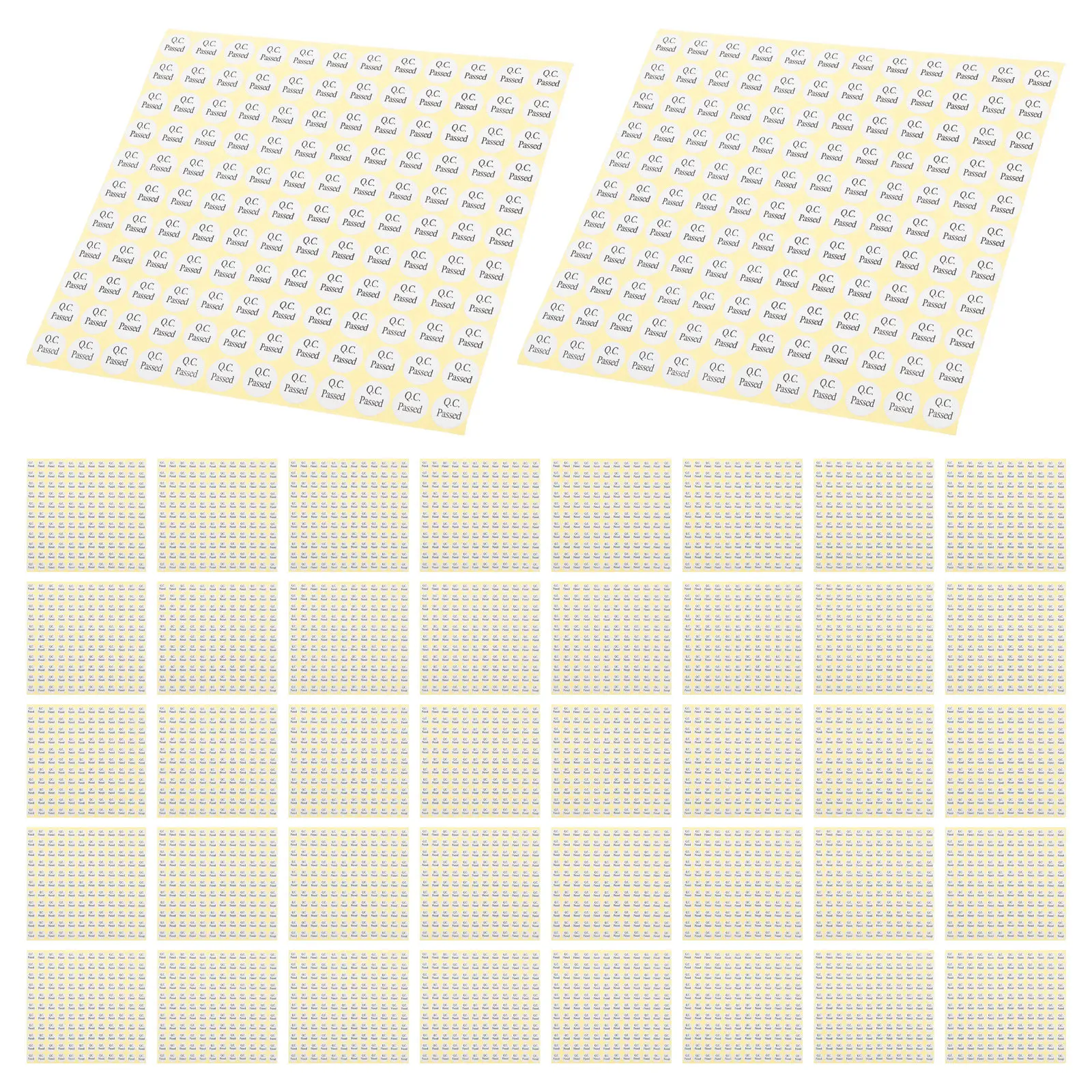 150 Sheets Round White Qc Passed Stickers Self Adhesive Labels for Quality Inspection Packaging Warehouse Organization Testing
150 Sheets Round White Qc Passed Stickers Self Adhesive Labels for Quality Inspection Packaging Warehouse Organization Testing