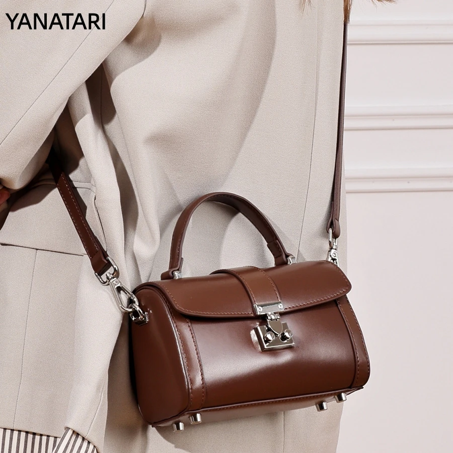 YANATARI Luxury handbags female crossbody bags shoulder bag women bags new fashion 2026 genuine cowhide leather Luxury small bag
YANATARI Luxury handbags female crossbody bags shoulder bag women bags new fashion 2026 genuine cowhide leather Luxury small bag