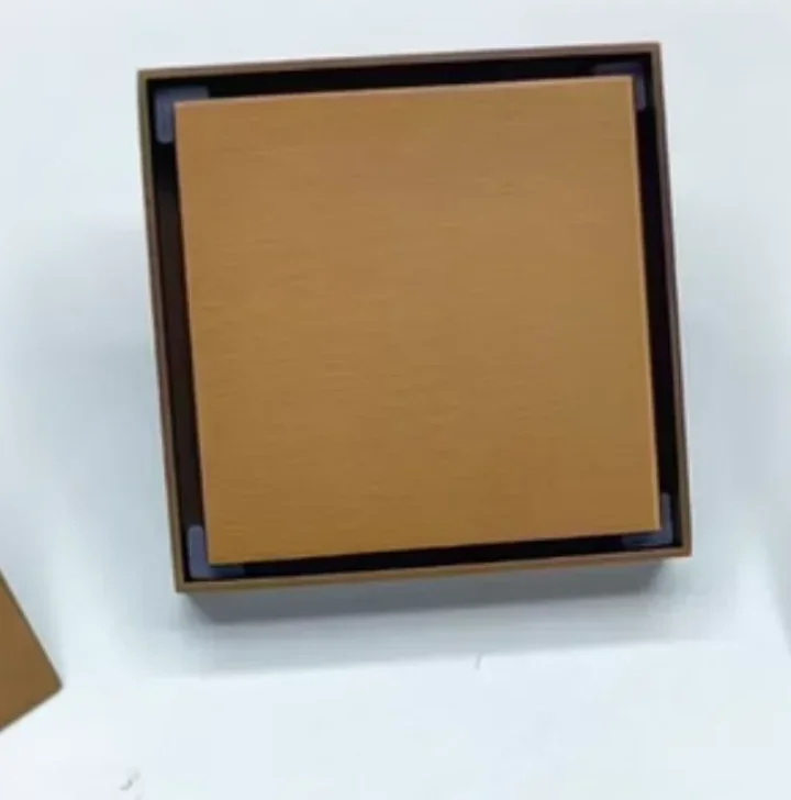 304 stainless steel brushed rose gold floor drain balcony square drain bathroom 10X10 cm square floor drain
304 stainless steel brushed rose gold floor drain balcony square drain bathroom 10X10 cm square floor drain
