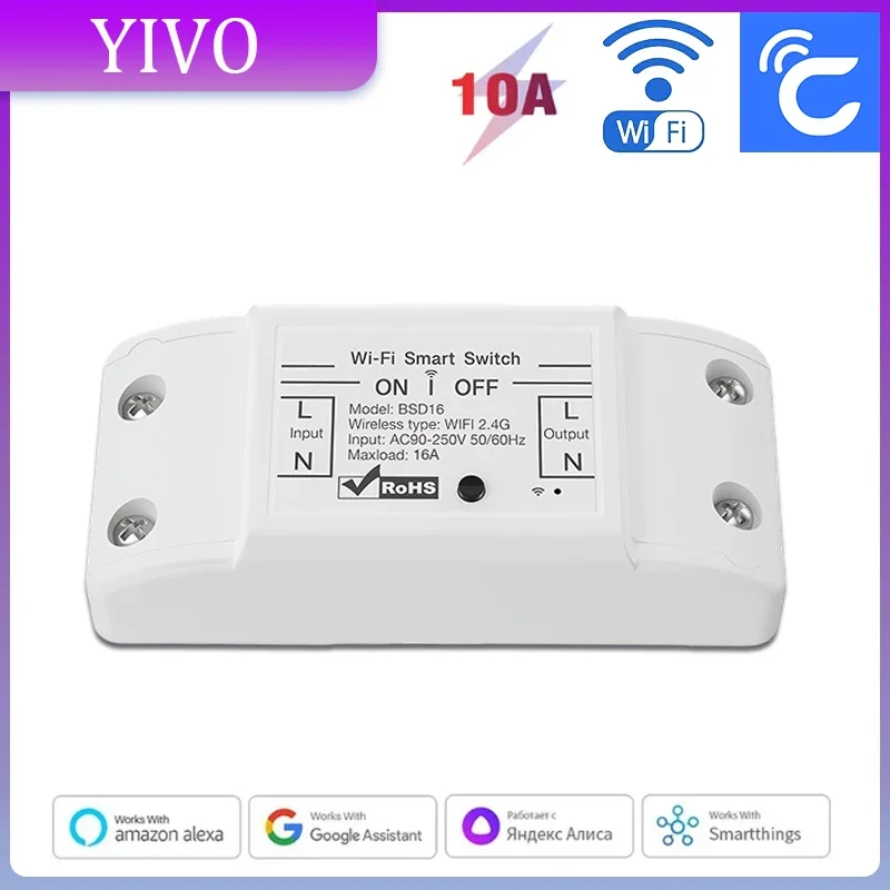  16A WiFi Smart Switch Pro — двустороннее приложение + голосовое управление, работает с Alexa/Google Home, сертифицированное FCC/CE реле (спальня | Гостиная)
16A WiFi Smart Switch Pro — двустороннее приложение + голосовое управление, работает с Alexa/Google Home, сертифицированное FCC/CE реле (спальня | Гостиная)