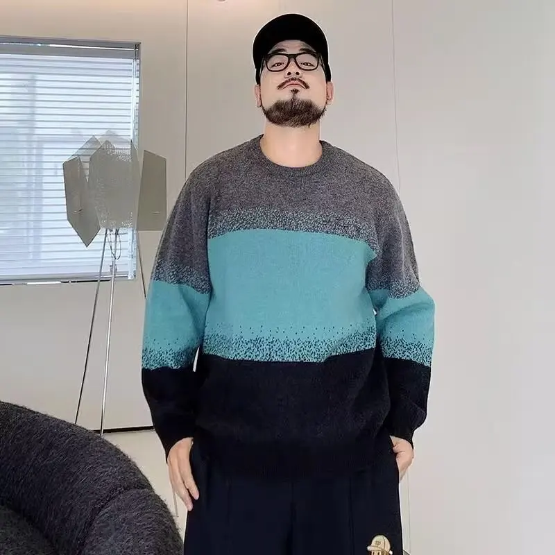 Loose Fit Extra Large Men's Knitwear Autumn Winter plus Size Overweight Men's Sweater Comfortable Oversized Hoodie for Heavy Men
Loose Fit Extra Large Men's Knitwear Autumn Winter plus Size Overweight Men's Sweater Comfortable Oversized Hoodie for Heavy Men