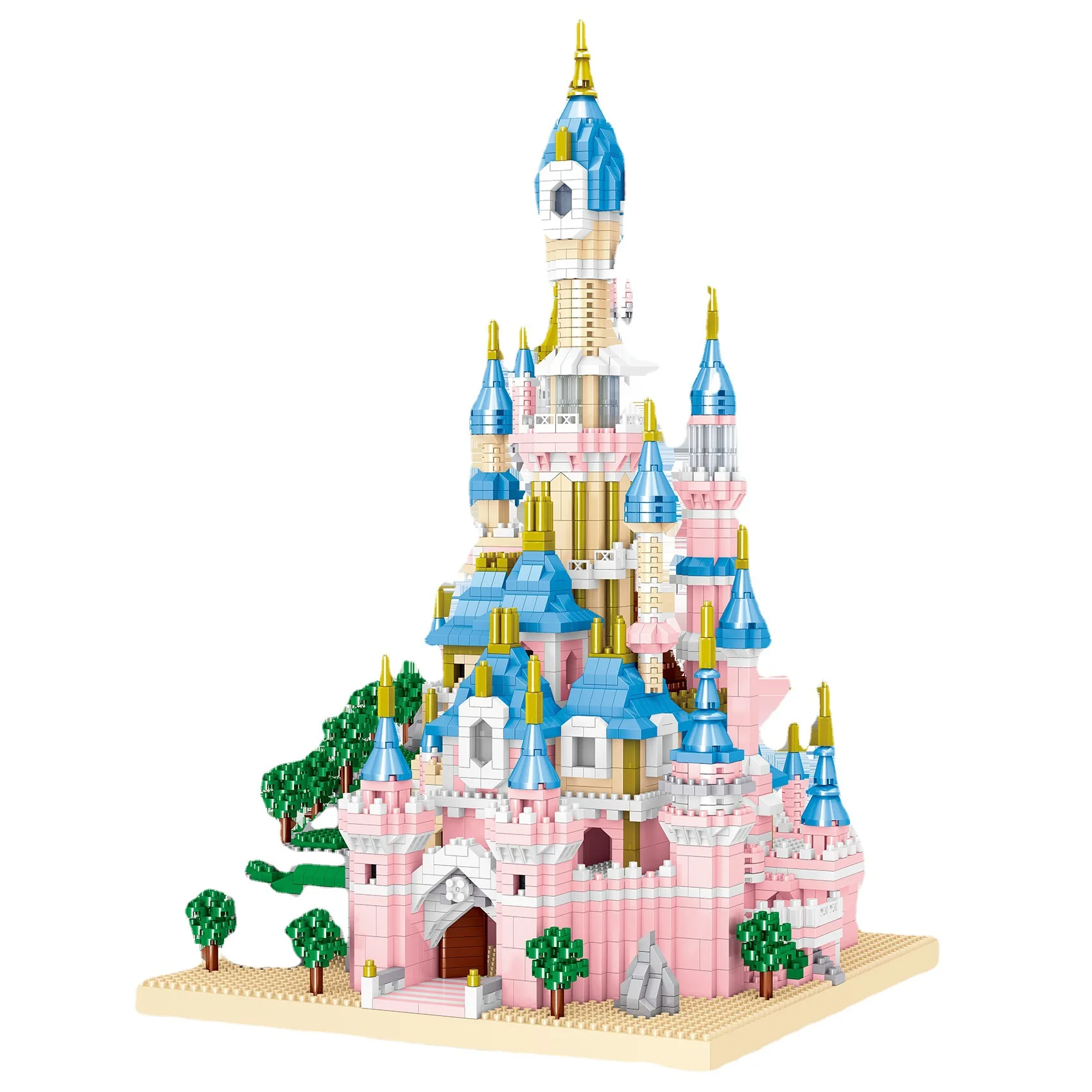 Paris Dreamy Pink Castle Micro Diamond Blocks DIY Assembly Bricks Set Fairy Tale Architecture Model Creative Ornament Toy Gift f
Paris Dreamy Pink Castle Micro Diamond Blocks DIY Assembly Bricks Set Fairy Tale Architecture Model Creative Ornament Toy Gift f