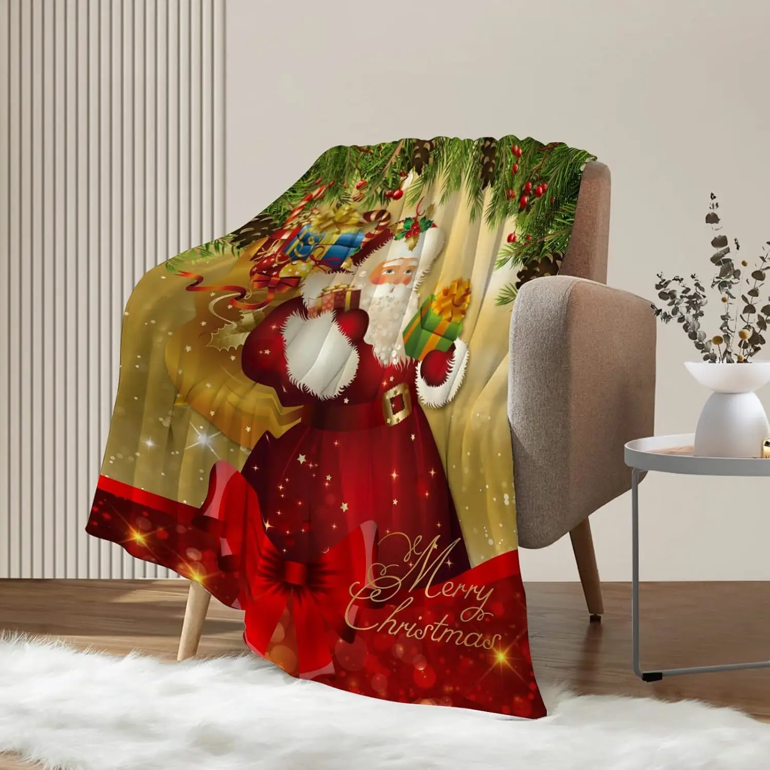 Christmas Blanket Cute Christmas Santa Blanket Holiday Decorative Blanket Couch Sofa Bed Soft Lightweight Fleece Blankets
Christmas Blanket Cute Christmas Santa Blanket Holiday Decorative Blanket Couch Sofa Bed Soft Lightweight Fleece Blankets