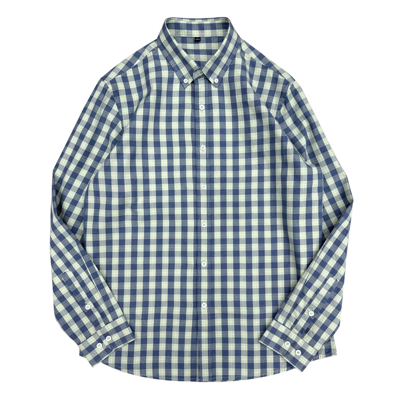 Lyocell 30% Men Trendy Clothes 2026 Spring Patchwork Plaid Dress Shirt 70% Cotton Tops Long Sleeve Breathable Striped Shirts
Lyocell 30% Men Trendy Clothes 2026 Spring Patchwork Plaid Dress Shirt 70% Cotton Tops Long Sleeve Breathable Striped Shirts