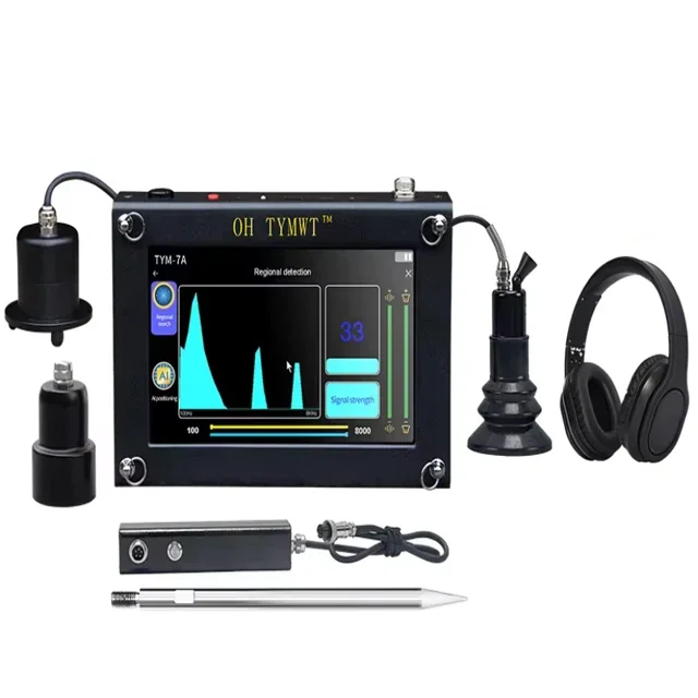 Новое оборудование для обнаружения утечек воды и сантехники TYM-7A, подземные трубопровода, детектор утечек воды 
Новое оборудование для обнаружения утечек воды и сантехники TYM-7A, подземные трубопровода, детектор утечек воды
