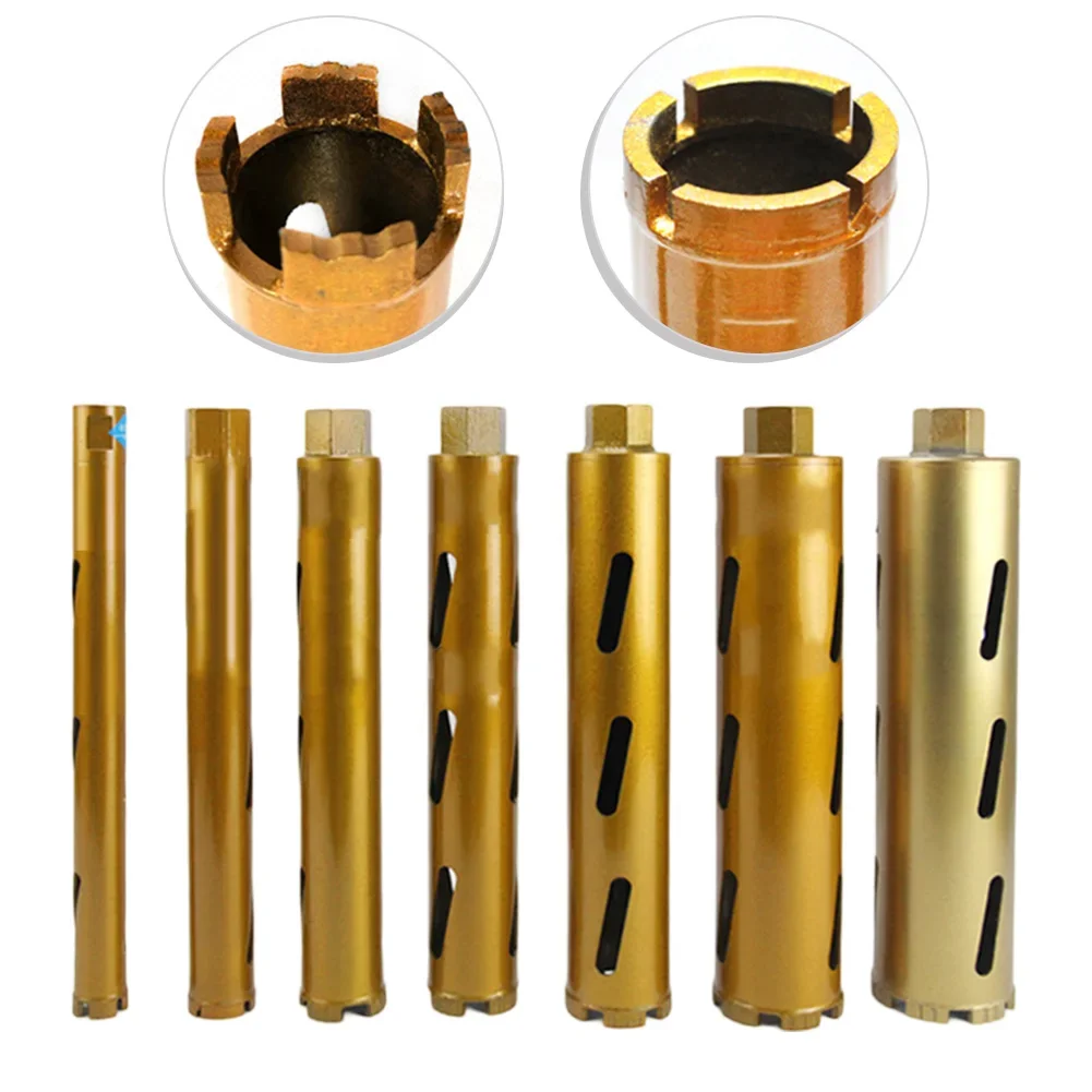 1pc Diamond Dry Core Drill Bit 370/450mm Drilling Depth Precision Centering Hole Opener For Concrete Brick Wall Opening Drilling
1pc Diamond Dry Core Drill Bit 370/450mm Drilling Depth Precision Centering Hole Opener For Concrete Brick Wall Opening Drilling