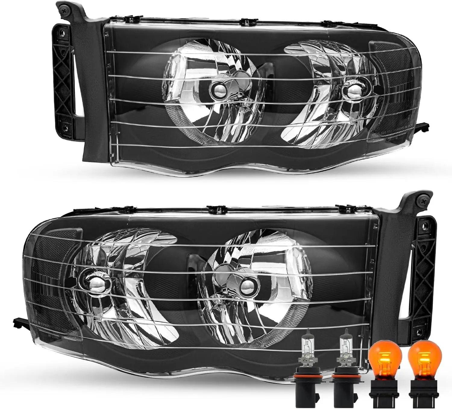 Замена фары в сборе для Dodge Ram 1500 2003-2005 2002-2005 Dodge Ram 2500/3500 пикапа со стороны водителя и пассажира, черный корпус
Замена фары в сборе для Dodge Ram 1500 2003-2005 2002-2005 Dodge Ram 2500/3500 пикапа со стороны водителя и пассажира, черный корпус