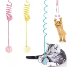 Pet Toy Interactive Cat Toys Funny Cat Stick Spring Rope Ball Plush Toy Interactive Play Training Toys Cats Supplies
Pet Toy Interactive Cat Toys Funny Cat Stick Spring Rope Ball Plush Toy Interactive Play Training Toys Cats Supplies
