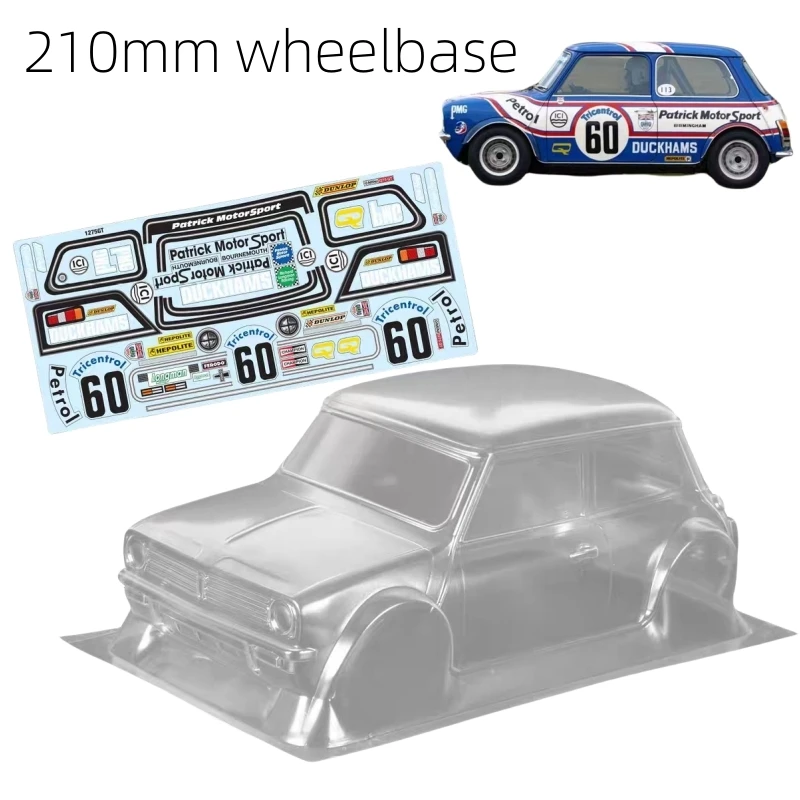 1/10 Mini 1275GT Clear body shell Width 165mm for On Road car 210mm Wheelbase Tamiya M Chassis Carten M210
1/10 Mini 1275GT Clear body shell Width 165mm for On Road car 210mm Wheelbase Tamiya M Chassis Carten M210