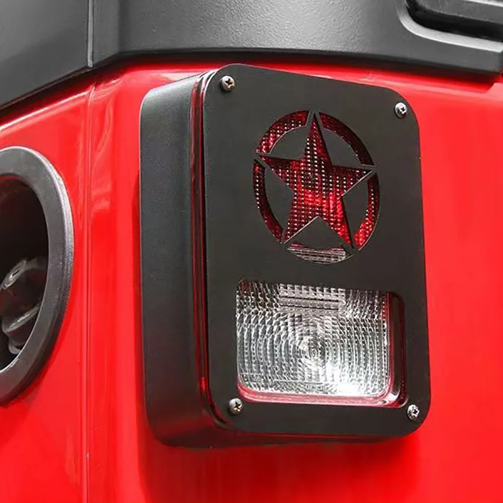 Lantsun J219 Taillight Guard Steel Lights Cover Tail Light Protector for Jeep for Wrangler JK07-17, 1-pair
Lantsun J219 Taillight Guard Steel Lights Cover Tail Light Protector for Jeep for Wrangler JK07-17, 1-pair
