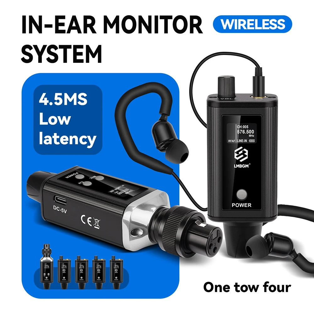 LMBGM-A9 Professional Wireless In Ear Monitoring System Portable Multi Frequency Monitoring Suitable for stage show Churches
LMBGM-A9 Professional Wireless In Ear Monitoring System Portable Multi Frequency Monitoring Suitable for stage show Churches