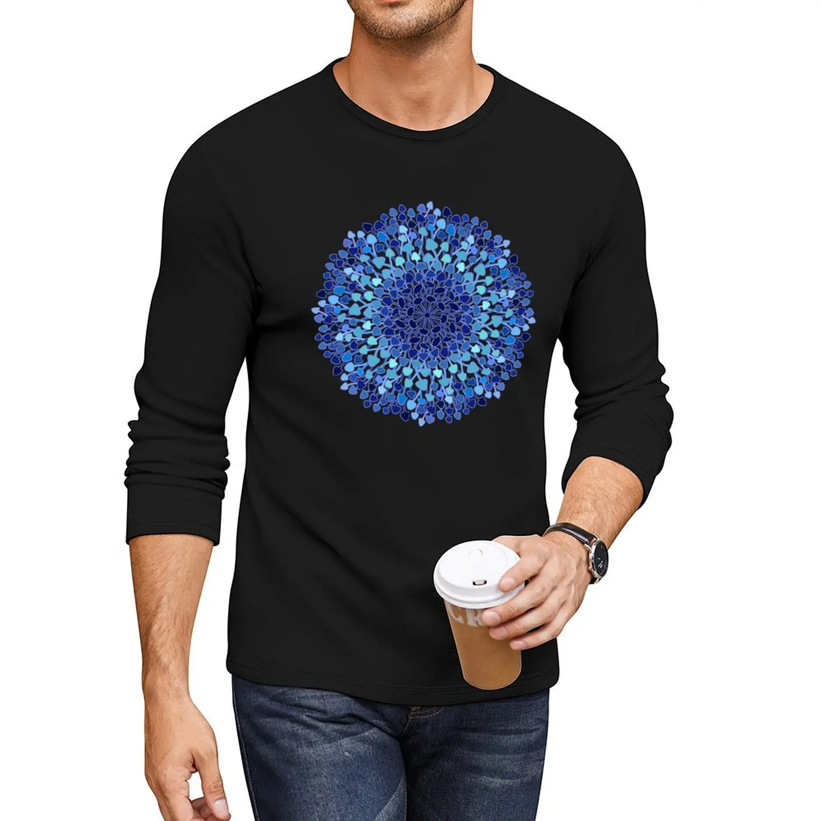 Mushroom Mandala in blue colors Long T-Shirt anime clothes Anime t-shirt man clothes T-shirt for a boy Men's t-shirts
Mushroom Mandala in blue colors Long T-Shirt anime clothes Anime t-shirt man clothes T-shirt for a boy Men's t-shirts