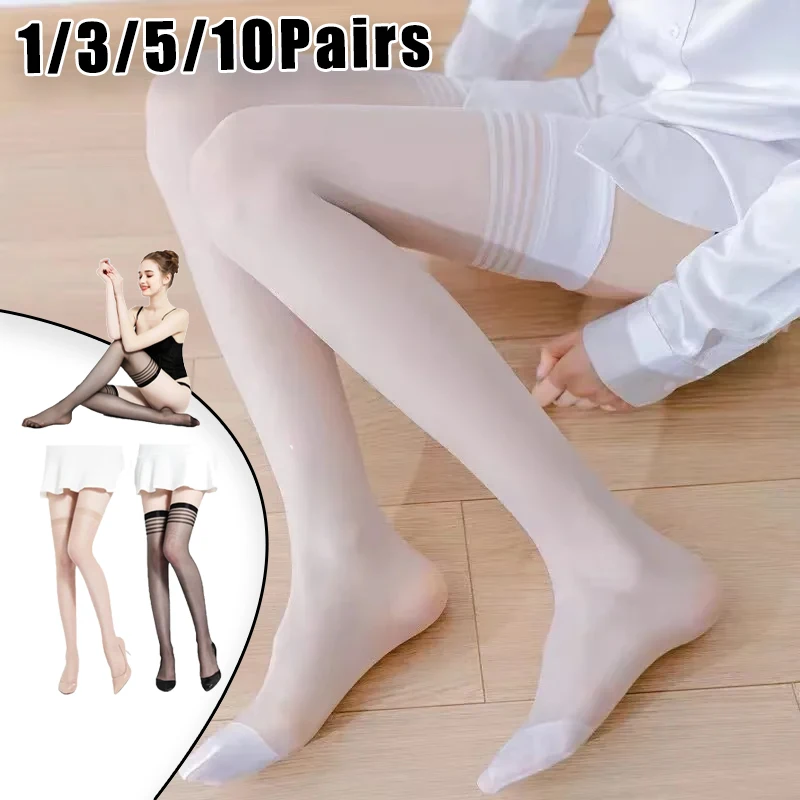 Run Resistant Sheer Stockings Women Thigh High Ultra Thin Over Knee Sexy Anti Slip Stretchable Hosiery Reinforced Toe Solution
Run Resistant Sheer Stockings Women Thigh High Ultra Thin Over Knee Sexy Anti Slip Stretchable Hosiery Reinforced Toe Solution