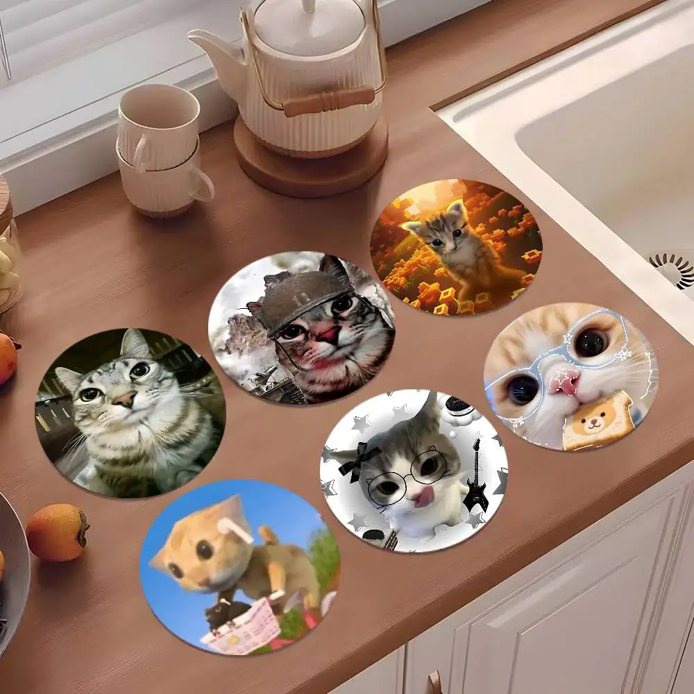 Cute Animal Cat Meme Coasters Round Wooden For Cute Design Suitable For Drinks Tea Coffee Home Gift Choice Holidays
Cute Animal Cat Meme Coasters Round Wooden For Cute Design Suitable For Drinks Tea Coffee Home Gift Choice Holidays