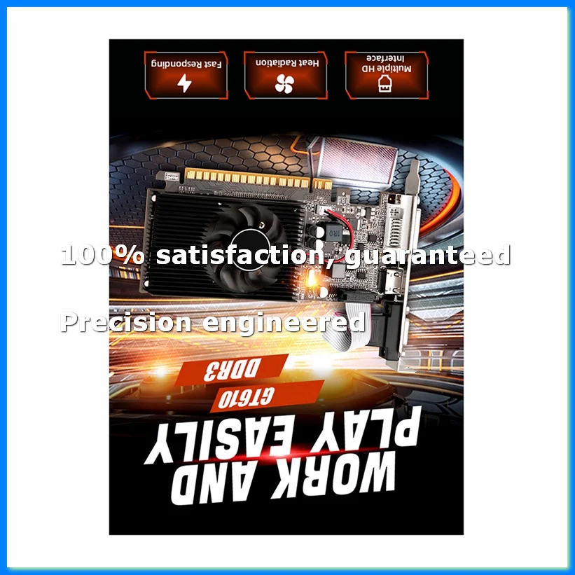 GT610 1GB DDR3 Graphics Card 810 MHz 1800 MHz 64 Bit 40 Nm VGA+HD+DVI Video Card-A69M
GT610 1GB DDR3 Graphics Card 810 MHz 1800 MHz 64 Bit 40 Nm VGA+HD+DVI Video Card-A69M