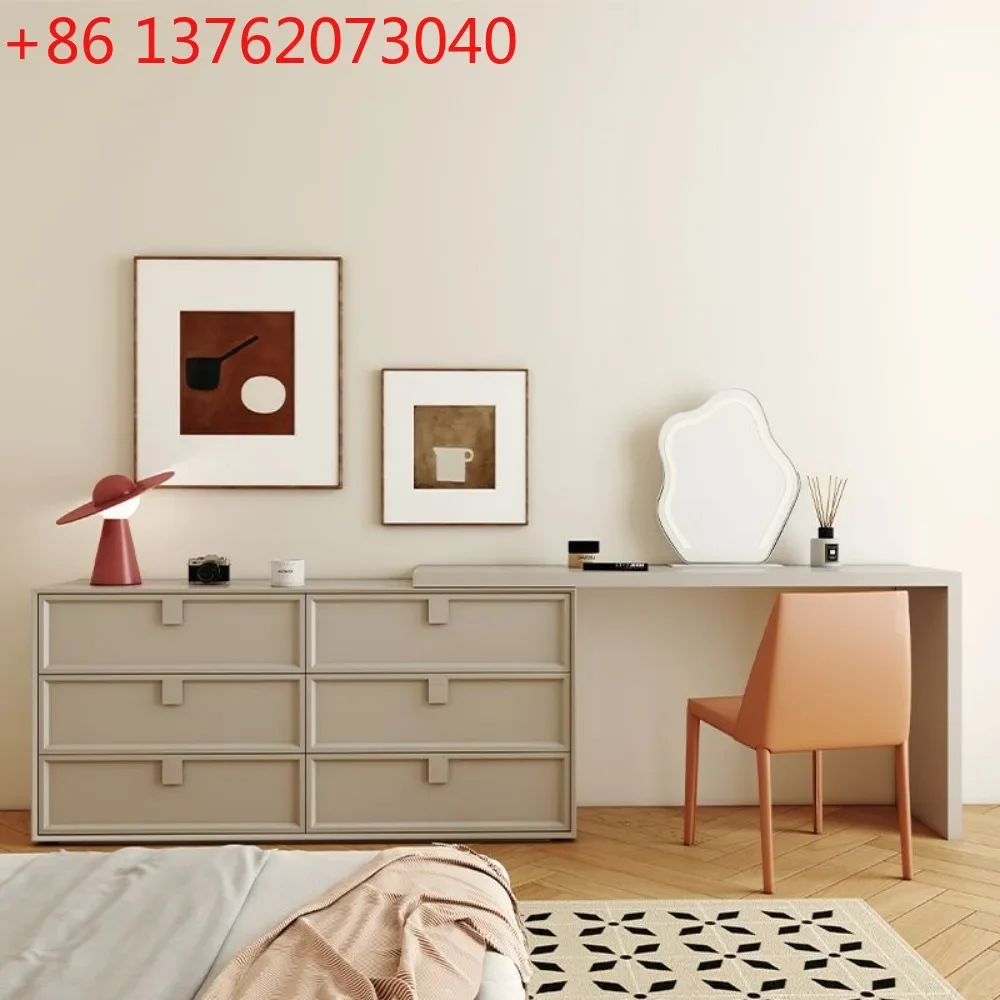 Dressing table, bedside, chest, dresser, integrated learning, light French
Dressing table, bedside, chest, dresser, integrated learning, light French