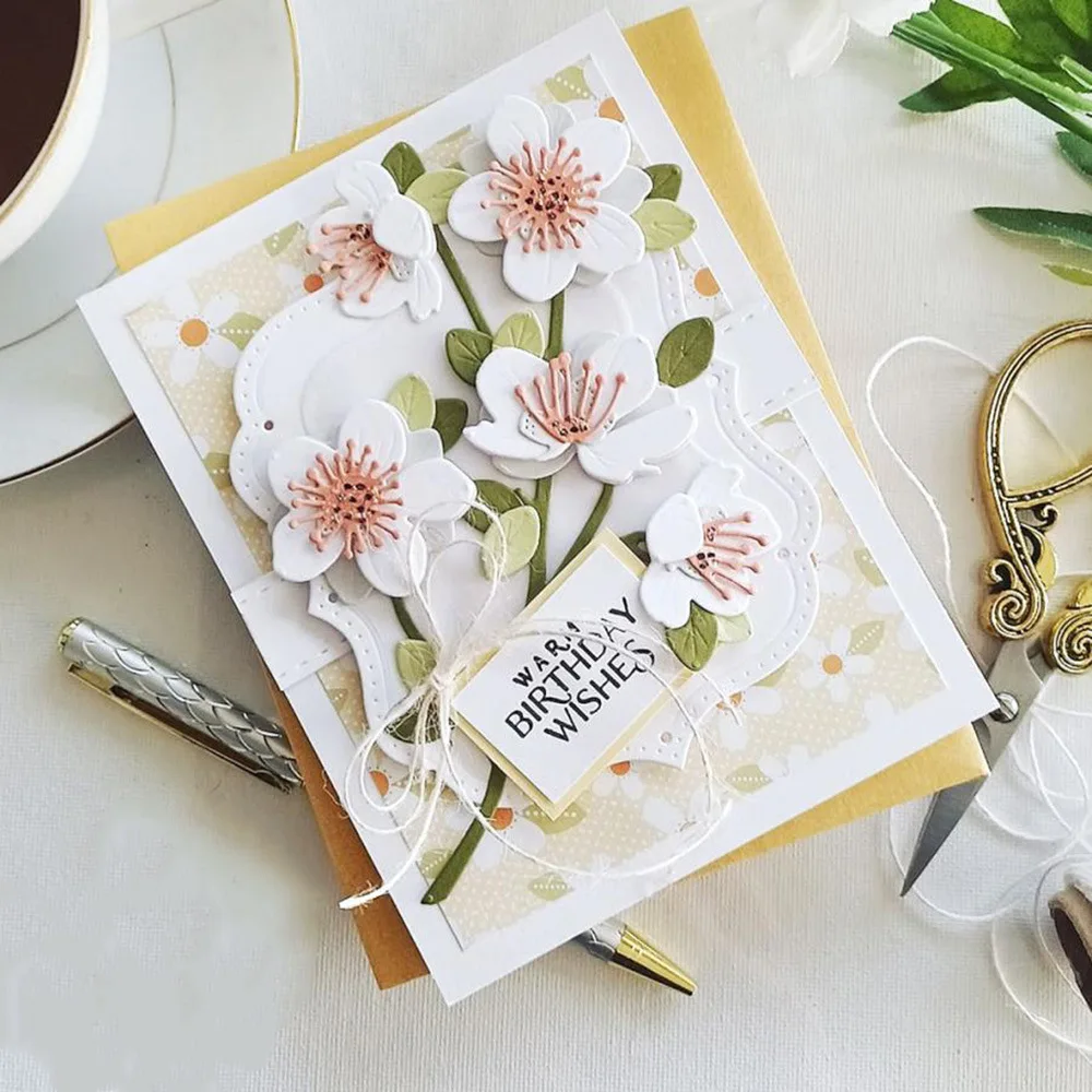 flower Metal Cutting Dies Scrapbooking Decoration Paper Cards Craft Knife Mould Template Embossing Stencils 1pcs
flower Metal Cutting Dies Scrapbooking Decoration Paper Cards Craft Knife Mould Template Embossing Stencils 1pcs