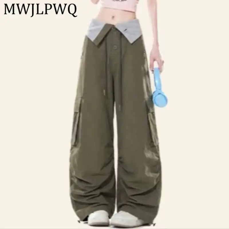 MWJLPWQ Stylish High-Waisted Wide-Leg Trousers For Men High Street Trendy Vibe Unique Pleated Design Loose Casual Workwear 17182
MWJLPWQ Stylish High-Waisted Wide-Leg Trousers For Men High Street Trendy Vibe Unique Pleated Design Loose Casual Workwear 17182