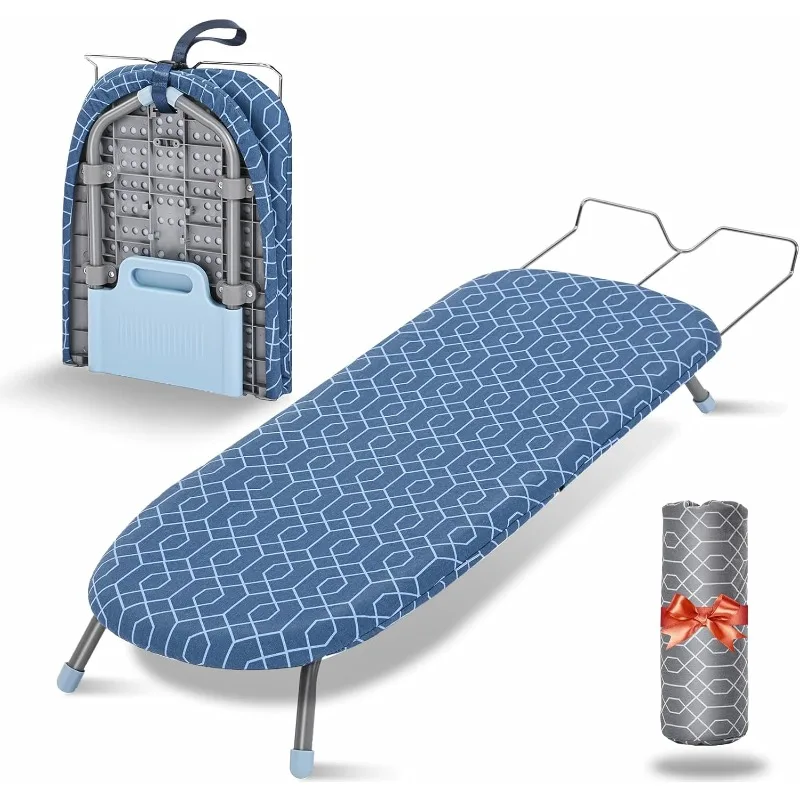 Настольная гладильная доска с подставкой для утюга, настольная маленькая гладильная доска с 2-мя термостойкими гладильными крышками
Настольная гладильная доска с подставкой для утюга, настольная маленькая гладильная доска с 2-мя термостойкими гладильными крышками