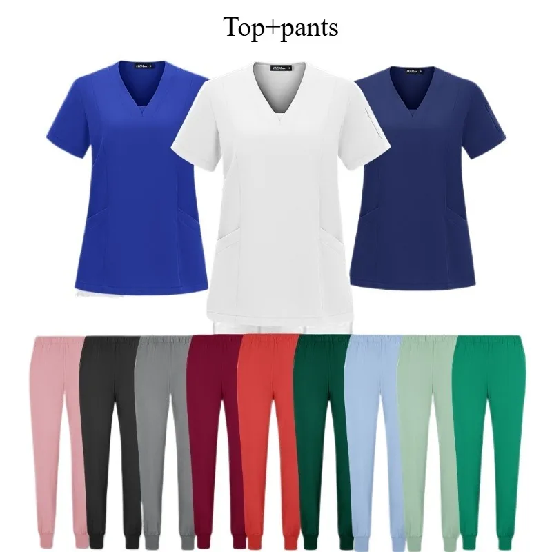 New, 2025 Nurse Uniforms with V-neck Top, Jogging Pants,Work Clothes, Dentist, Soaked Nursing Care, Hospital Outfit for Doctor
New, 2025 Nurse Uniforms with V-neck Top, Jogging Pants,Work Clothes, Dentist, Soaked Nursing Care, Hospital Outfit for Doctor