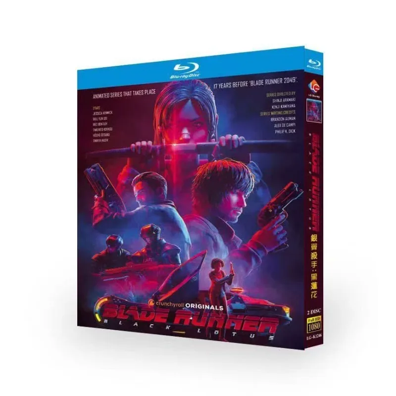 Blade Runner: Black Lotus (2021): 2-BD Blu ray disc New Box Set Sealed
Blade Runner: Black Lotus (2021): 2-BD Blu ray disc New Box Set Sealed