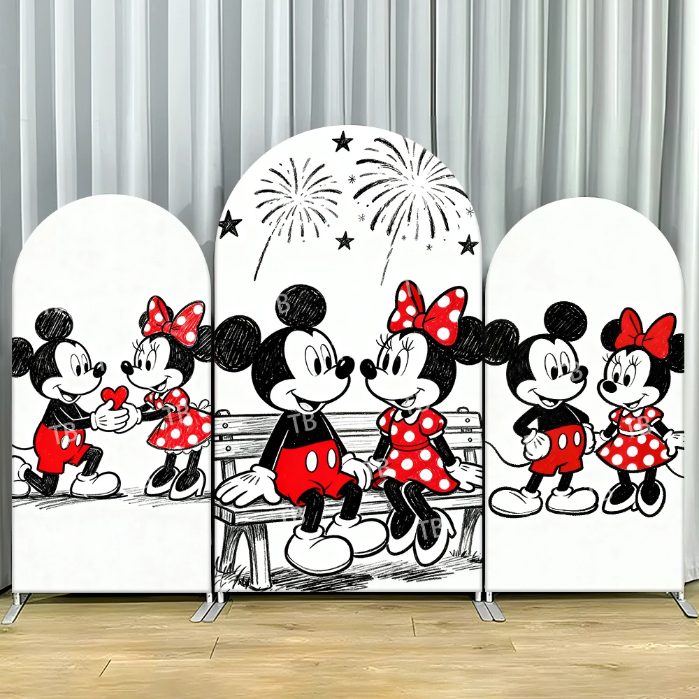 Mickey And Minnie Sketch Love Style Arch Backdrop Cover Romantic Cartoon Scene For Kids Birthday Baby Shower Photo Booth Decor
Mickey And Minnie Sketch Love Style Arch Backdrop Cover Romantic Cartoon Scene For Kids Birthday Baby Shower Photo Booth Decor