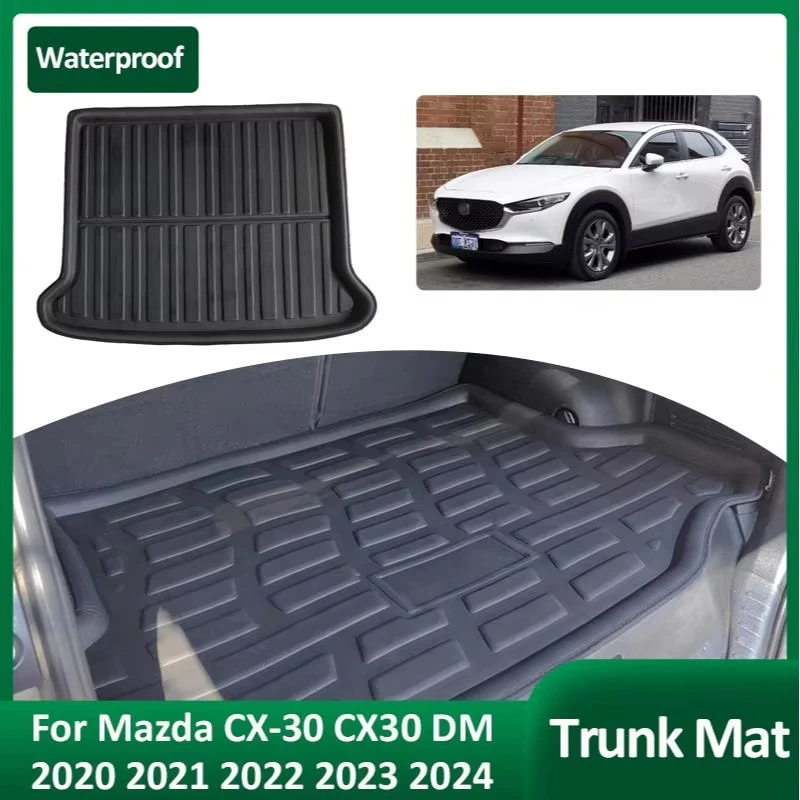 Коврик в багажник автомобиля для Mazda CX-30 CX30 DM 2020 2021 2022 2023 2024, водонепроницаемый коврик для багажа, напольный коврик, чехол для багажника, задние аксессуары
Коврик в багажник автомобиля для Mazda CX-30 CX30 DM 2020 2021 2022 2023 2024, водонепроницаемый коврик для багажа, напольный коврик, чехол для багажника, задние аксессуары